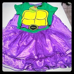 TMNT tutu dress size 10/12